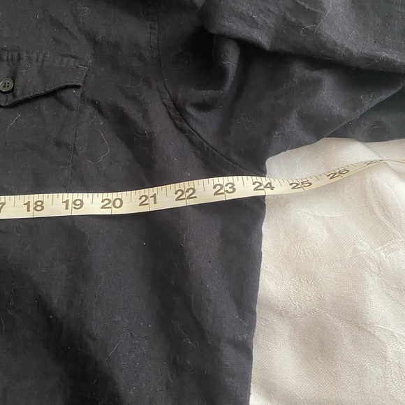Calvin Klein Black Casual Button Down Shirt - Picture 9 of 9